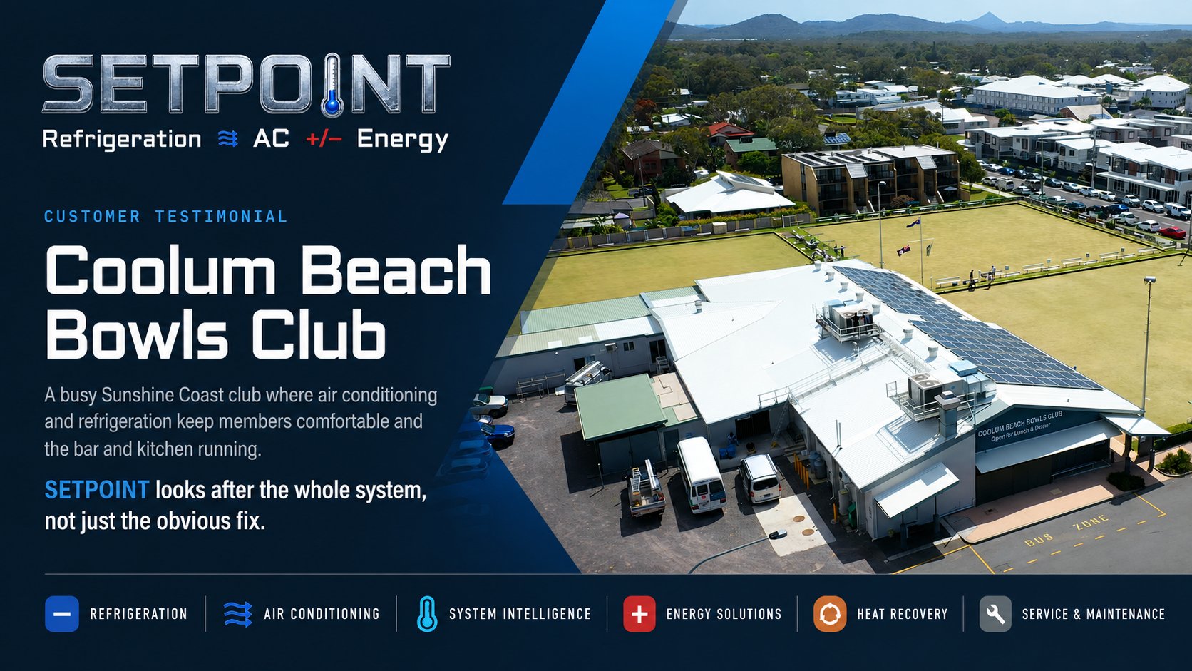 Coolum Beach Bowls Club customer video testimonial