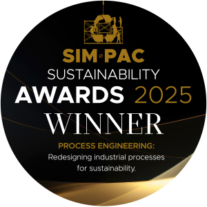 SIM-PAC Sustainability Awards 2025 — Process Engineering Winner
